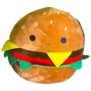 Squishmallows Carl the Cheeseburger 8" NWT